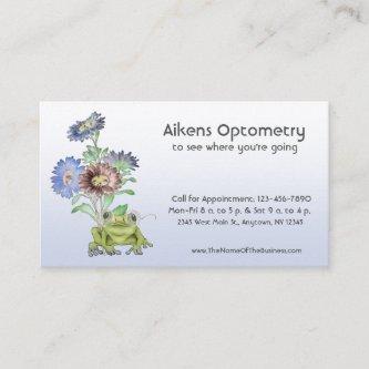 Ophthalmologist, Optometrist, Optician Frog
