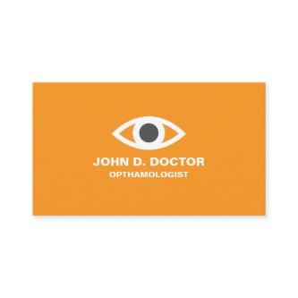 Opthamologist or optometrist orange