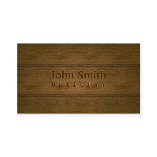 Optician Elegant Wood Background
