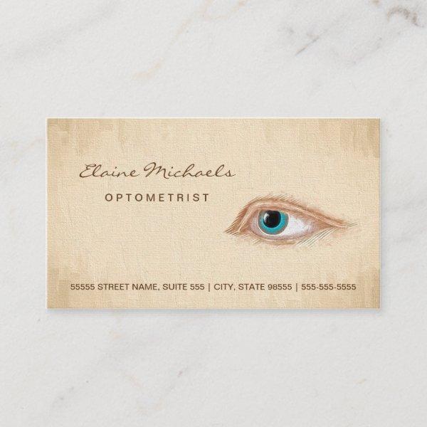 Optometrist Eye Appointment Classic Illustration