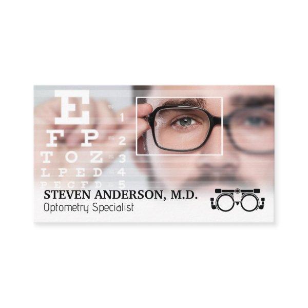 Optometrist | Man Taking Eye Exam