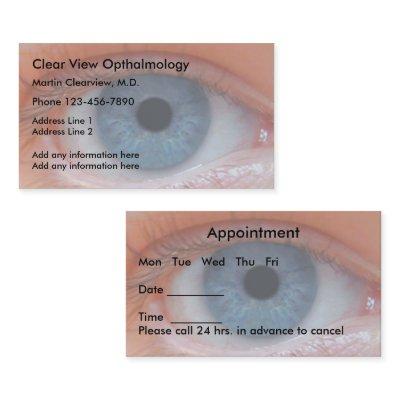 Optometrist or Ophthalmologist Appointment