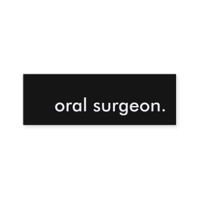oral surgeon. mini