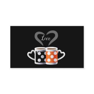 Orange + Black Color Coffee or We Belong Together