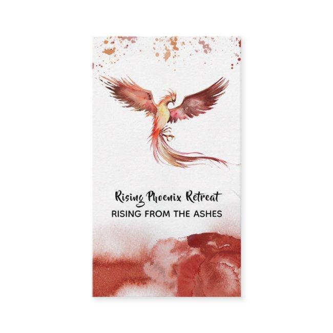 *~* Orange Burgundy Red Feathers Phoenix Flame