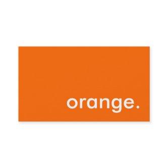 orange.