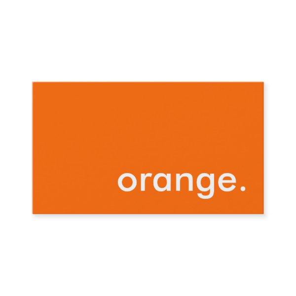 orange.