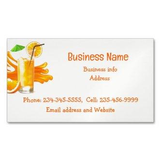 Orange Juice Food Cart Concession Drinks Business   Magnet