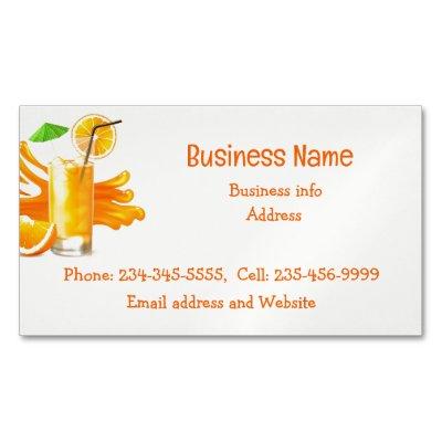 Orange Juice Food Cart Concession Drinks Business   Magnet