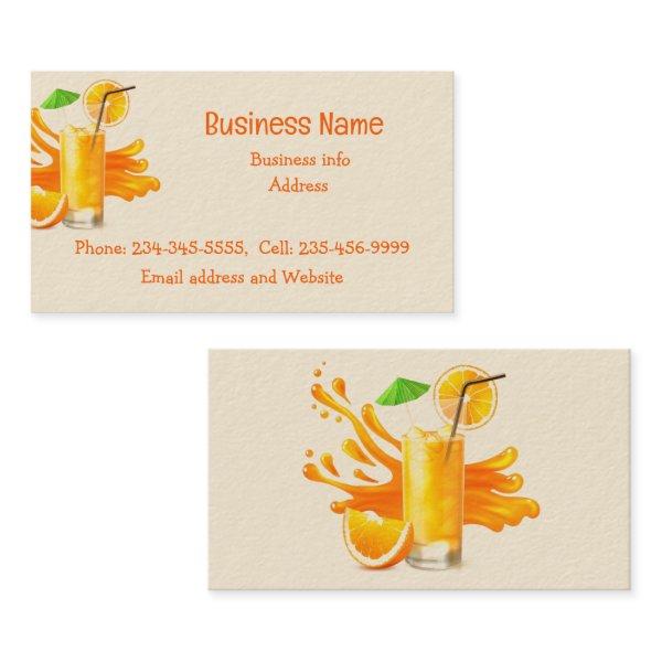 Orange Juice Food Cart Concession Drinks