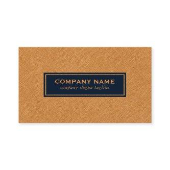 Orange Linen Texture & Blue Background