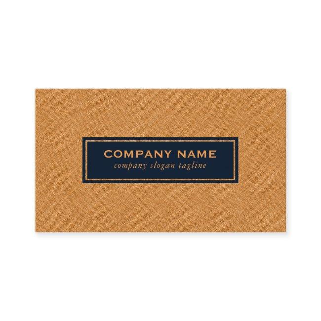 Orange Linen Texture & Blue Background