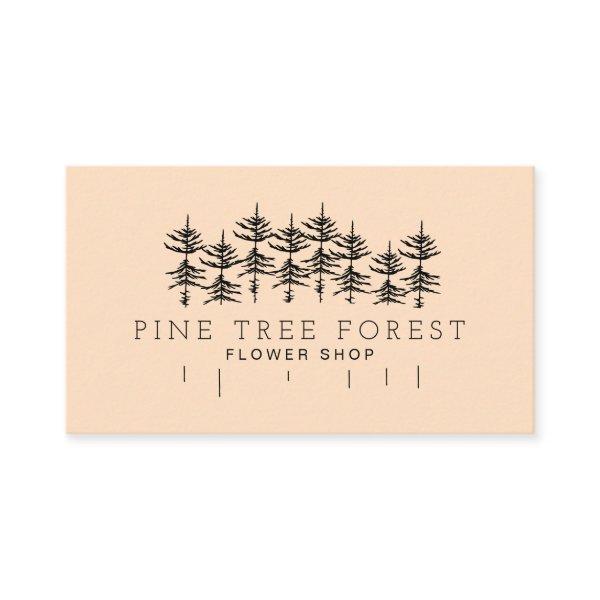 Orange Pine Tree Forest