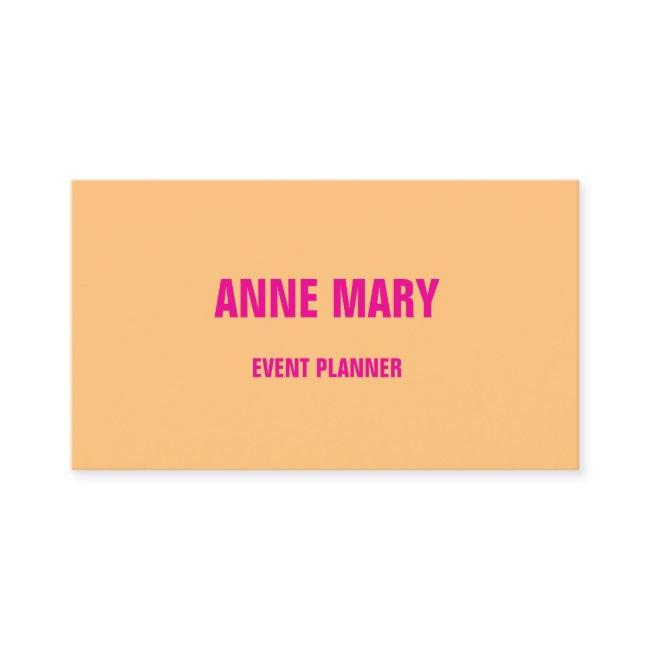 Orange Pink Colorful Bright Event Planner 2025