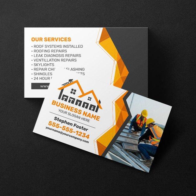 Orange Professional Roofing Shingles House