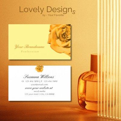 Orange Rose on Plain Peach White Simple