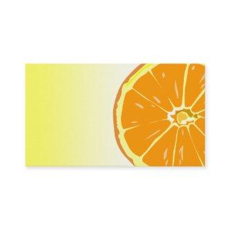 Orange slice  template