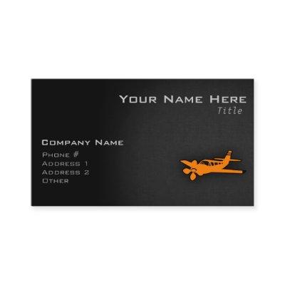 Orange Small Airplane