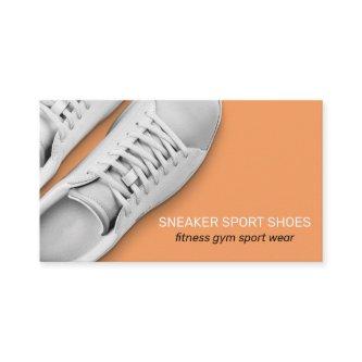 Orange Sneaker Shoes Sport Gym Wearing