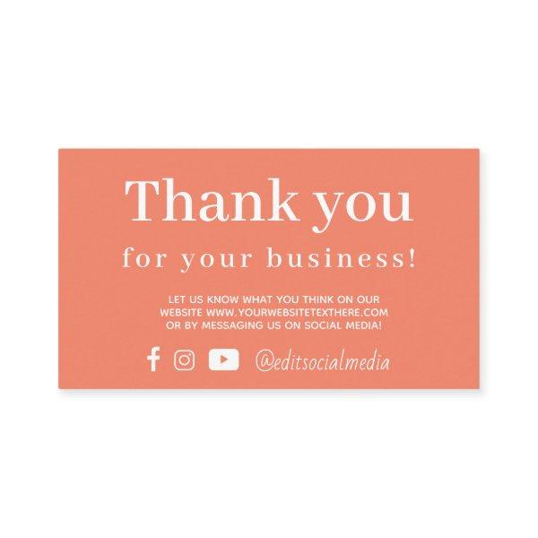Orange Thank You