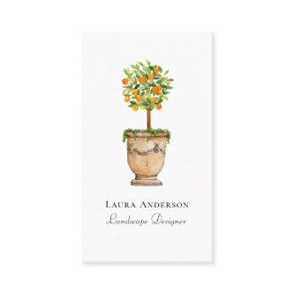 Orange tree citrus topiary Landscaping