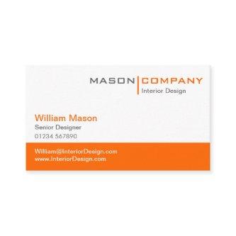 Orange & White Corporate
