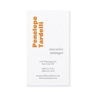 Orange White Modern Simple Plain Premium Silk