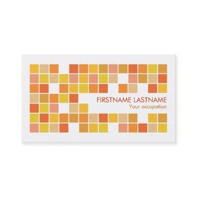 Orange Yellow Tiles Mosaic Profile