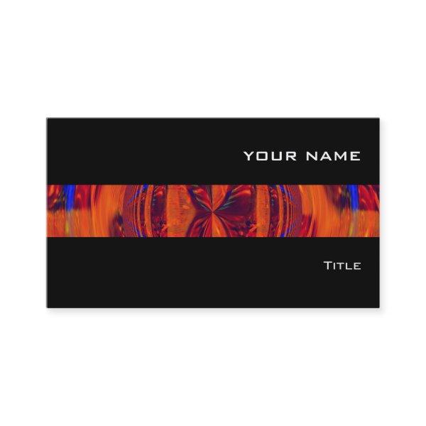 Orb Red stripe  black