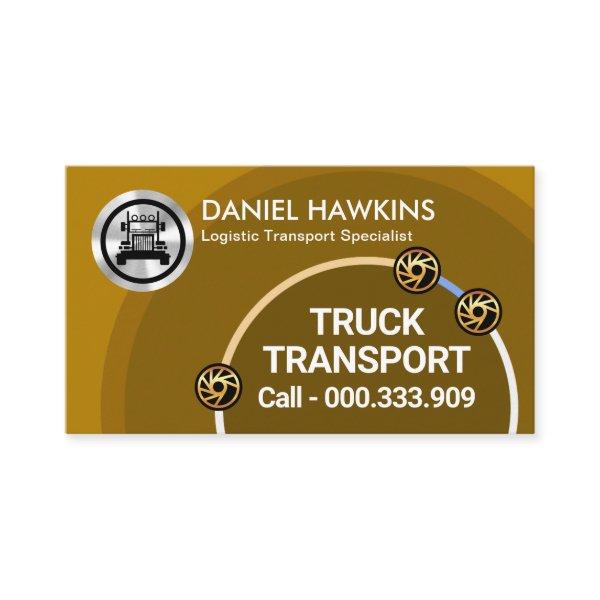 Orbiting Truck Icons Logistics