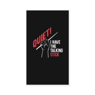 Orchestra Conductor Quiet Have the Talking Stick