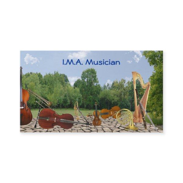 Orchestra Instruments Contact Card