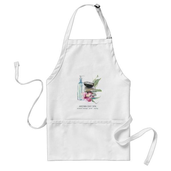 ORCHID STONE SPA MASSAGE THERAPY GIFT CERTIFICATE ADULT APRON