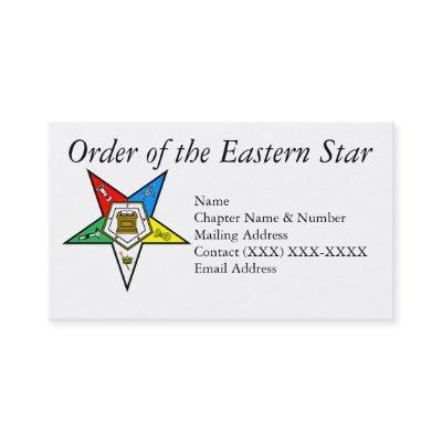 Order of the Eastern Star