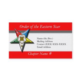 Order of the Eastern Star Red