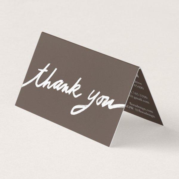 Order Thank You Custom Script Neutral Folded