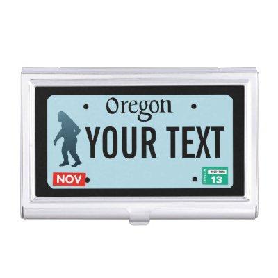 Oregon Sasquatch License Plate  Case