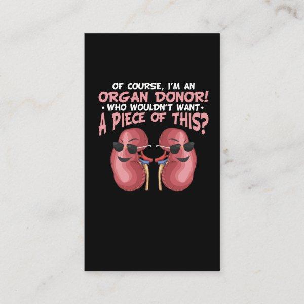 Organ Recycling Get Well Kidney Donor