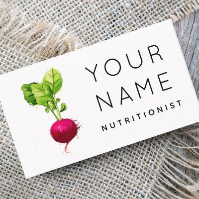 Organic Beetroot Watercolor Vegetable Nutritionist