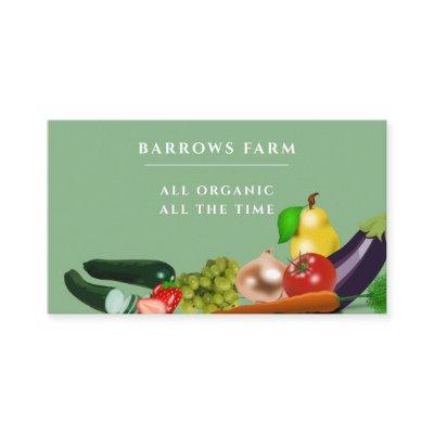 Organic Farm Fresh Picked Veggies