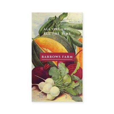 Organic Farm Vintage Seed Pack Vegetables