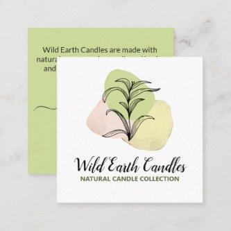 Organic Herbal Candle And Soap Logo
