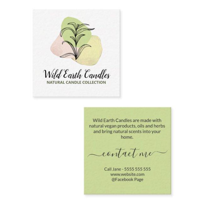 Organic Herbal Candle And Soap Logo