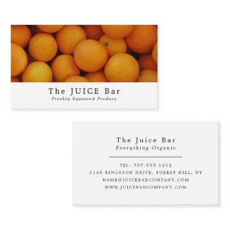 Organic Oranges, Juice Bar