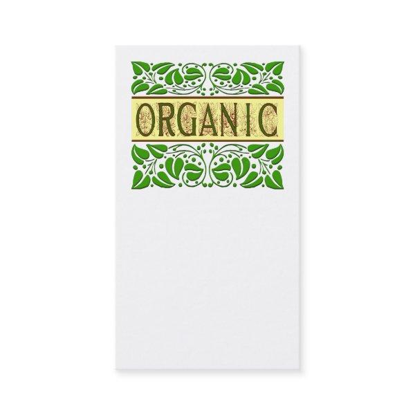 Organic Scrolling Leaves  Template