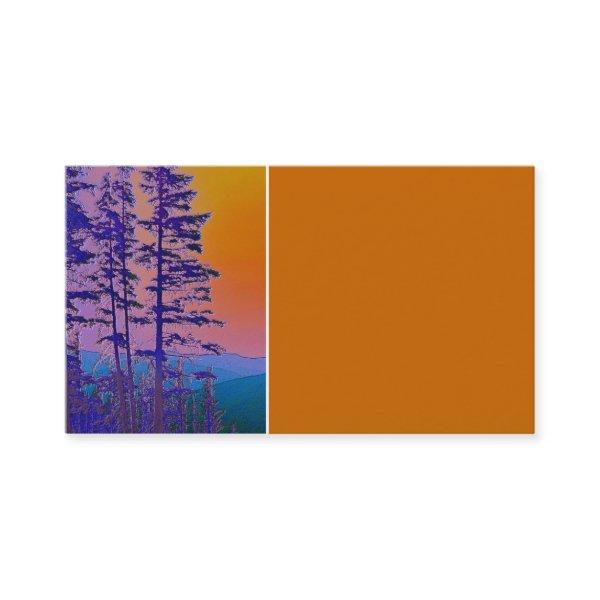 original art mountain pines unique