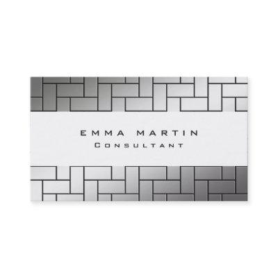 Original Silver Grey White Unique Trendy Creative