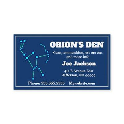 Orion Constellation Any Business