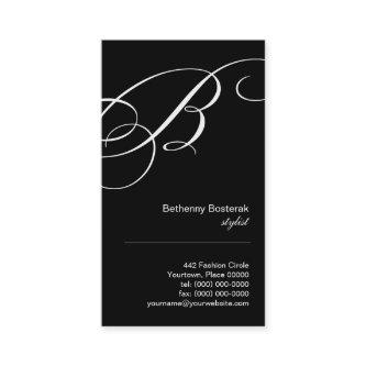 Ornate Script Monogram B