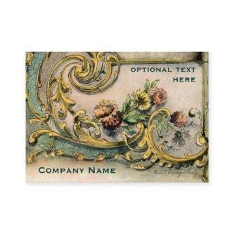 Ornate Victorian Flower & Scroll